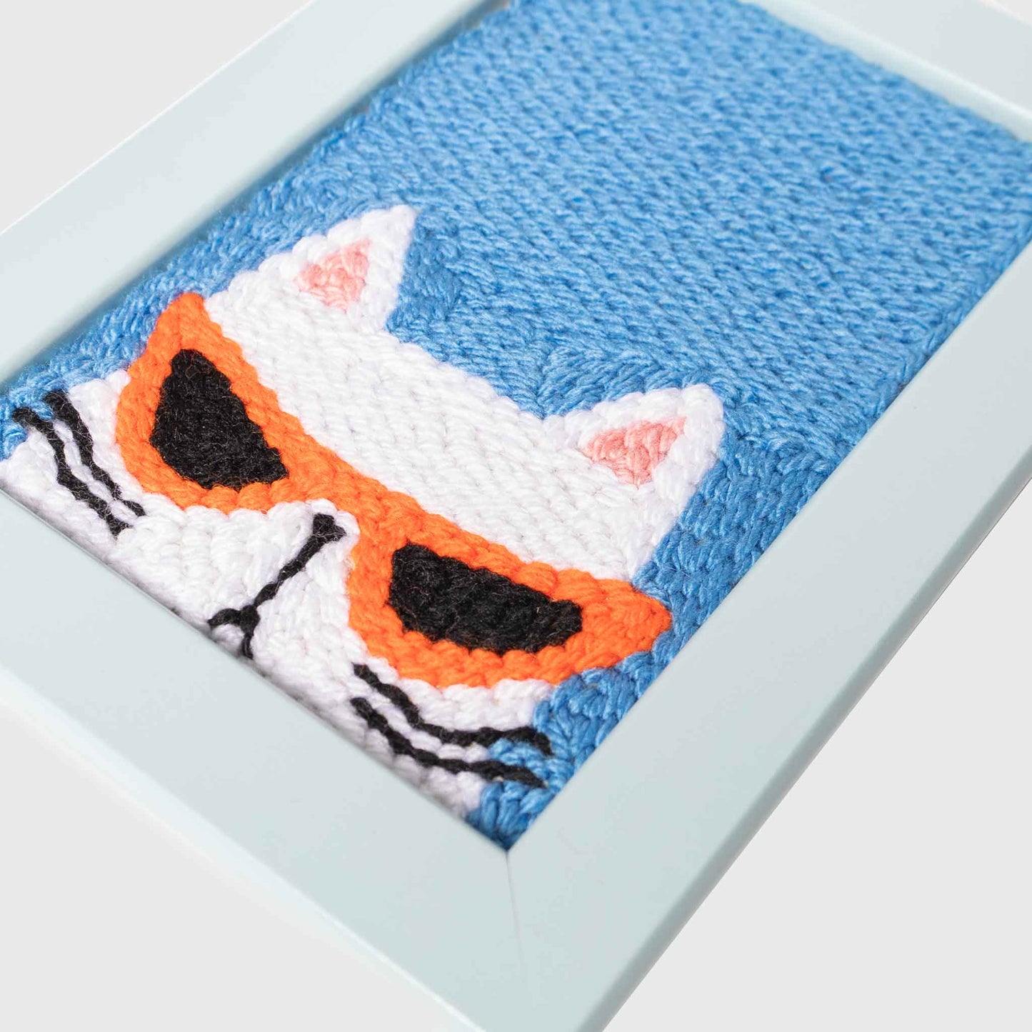 BLUE CAT wall decor