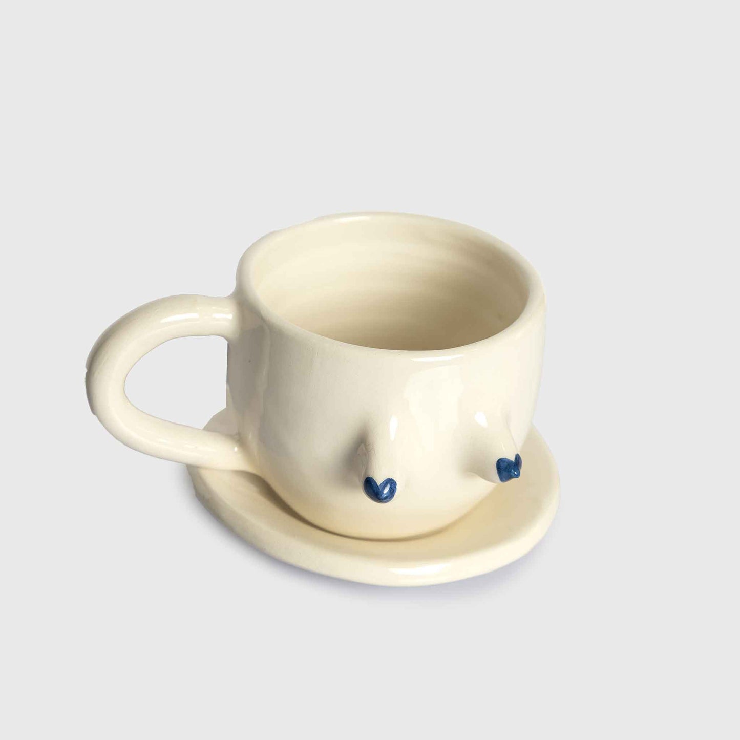 BOOB ESPRESSO BLUE NIPPLES mug