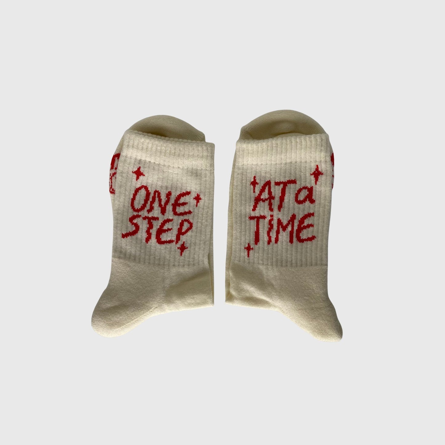 ONE STEP AT TIME socks