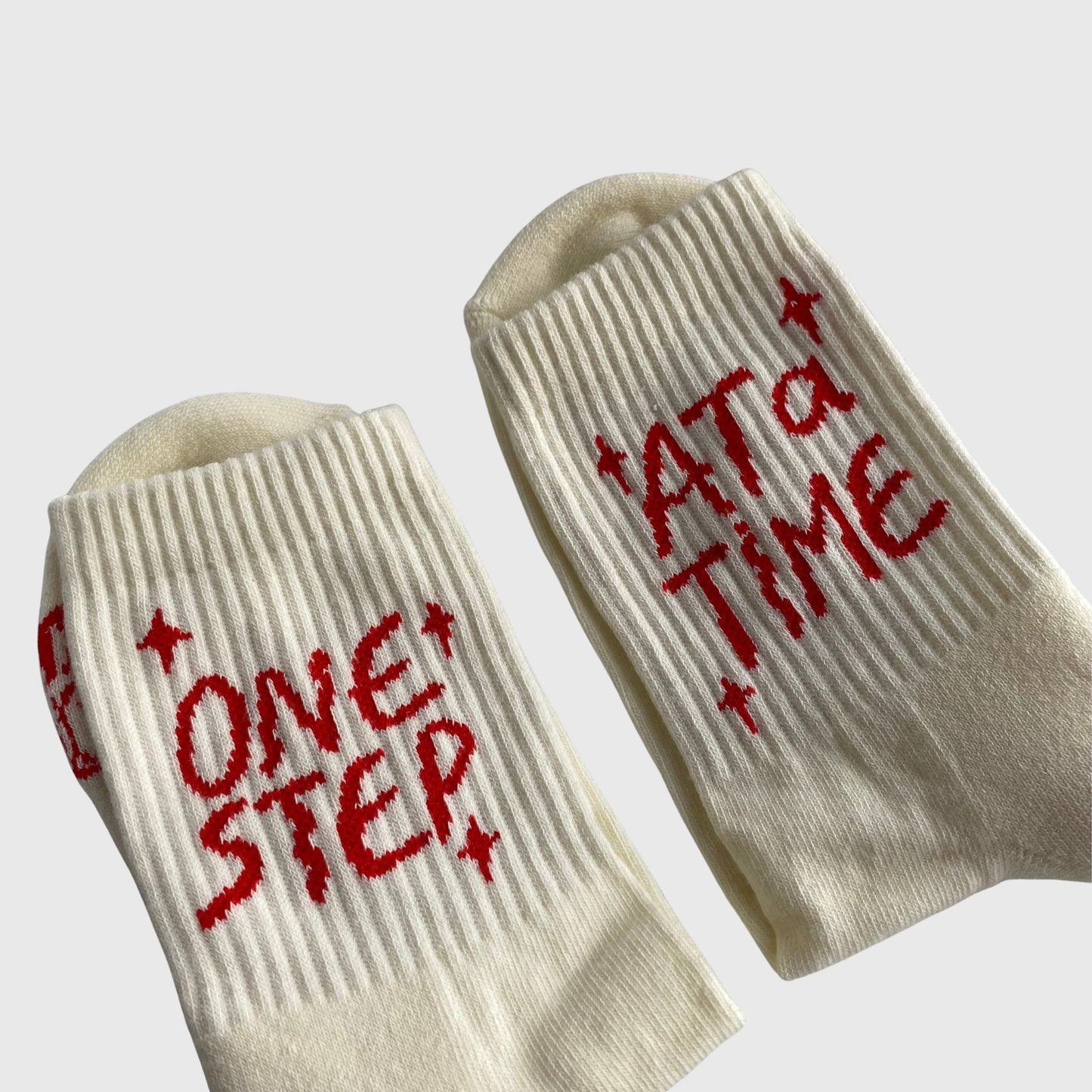 ONE STEP AT TIME socks