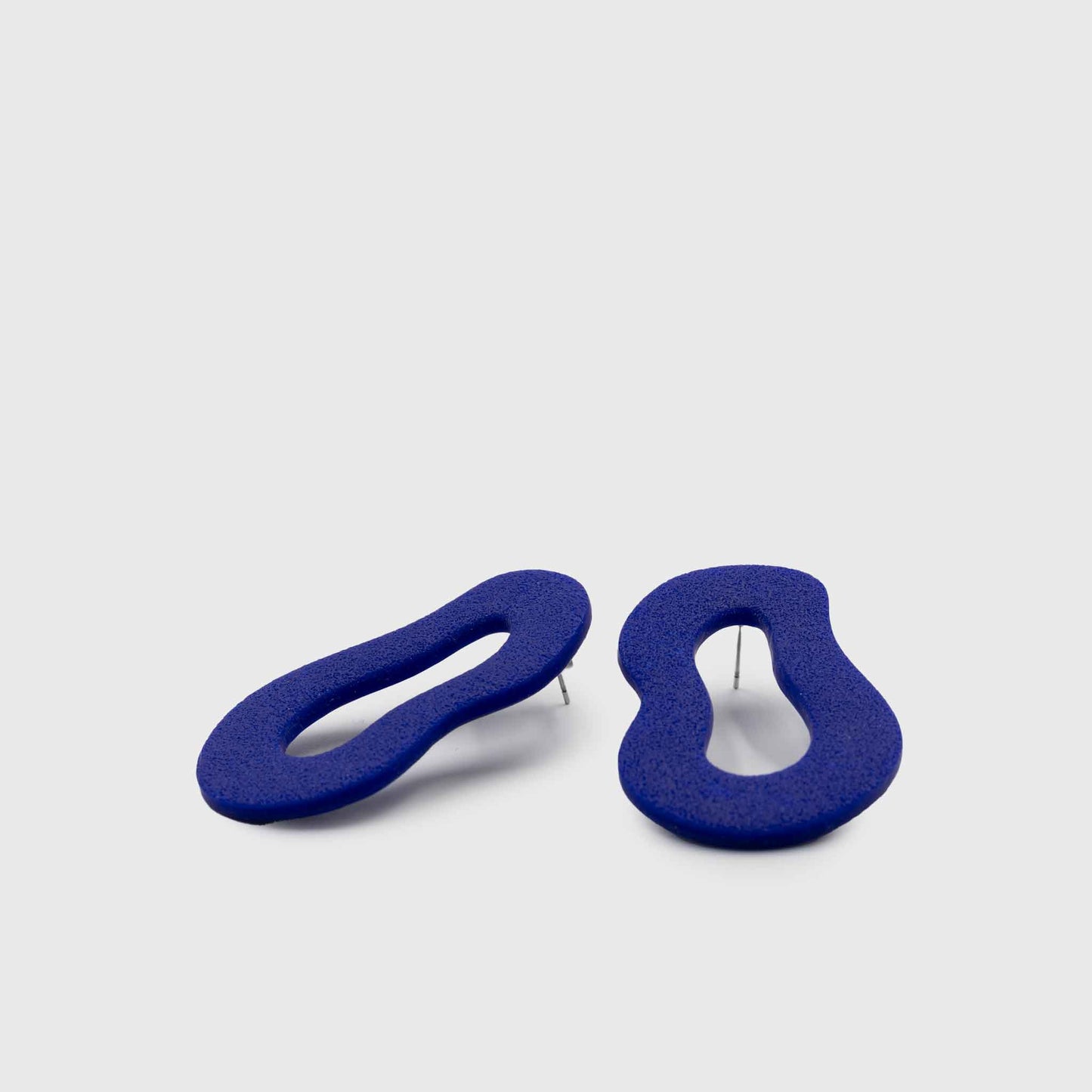 BLUE DRUNK CIRCLES earrings