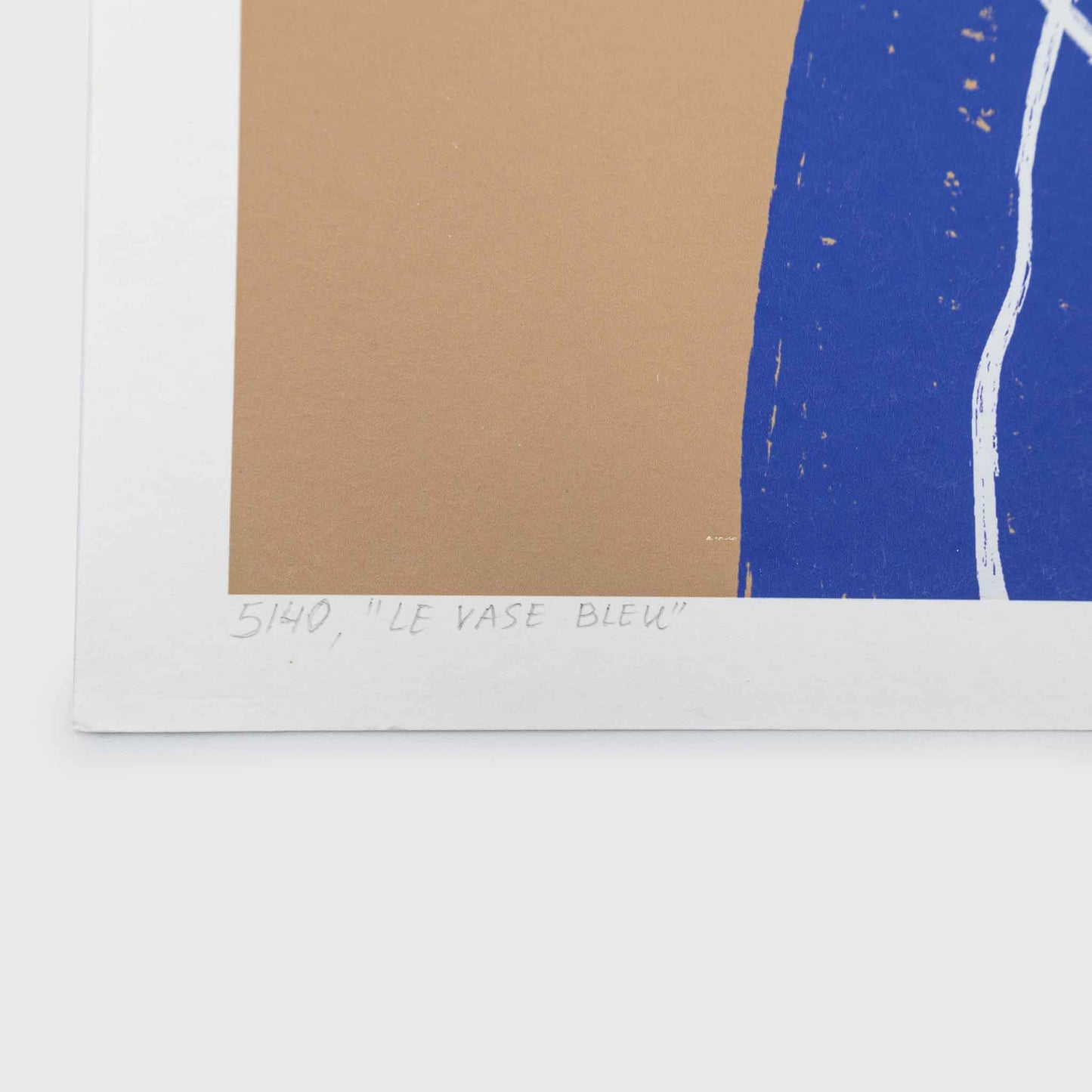 LA VASE BLEU poster