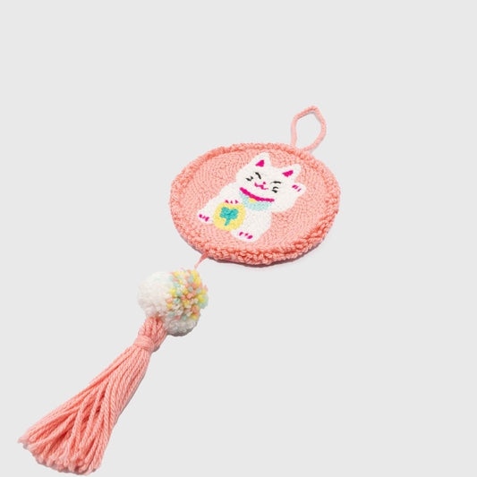 MANEKI NEKO CHARM knitted decoration