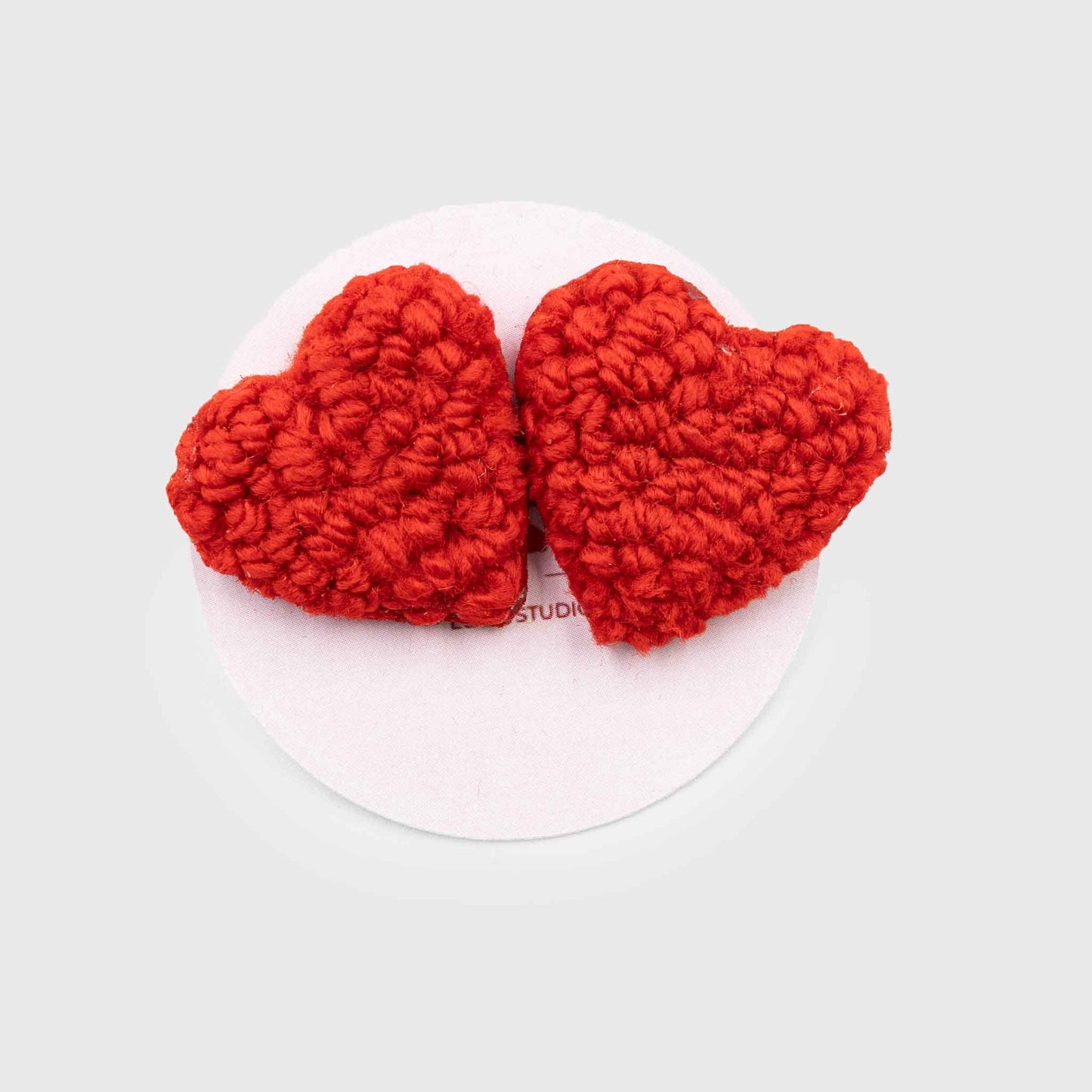 RED HEART SHAPE earrings