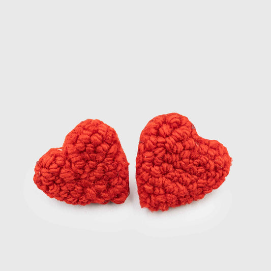 RED HEART SHAPE earrings