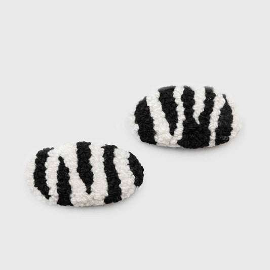 ZEBRA hair clips