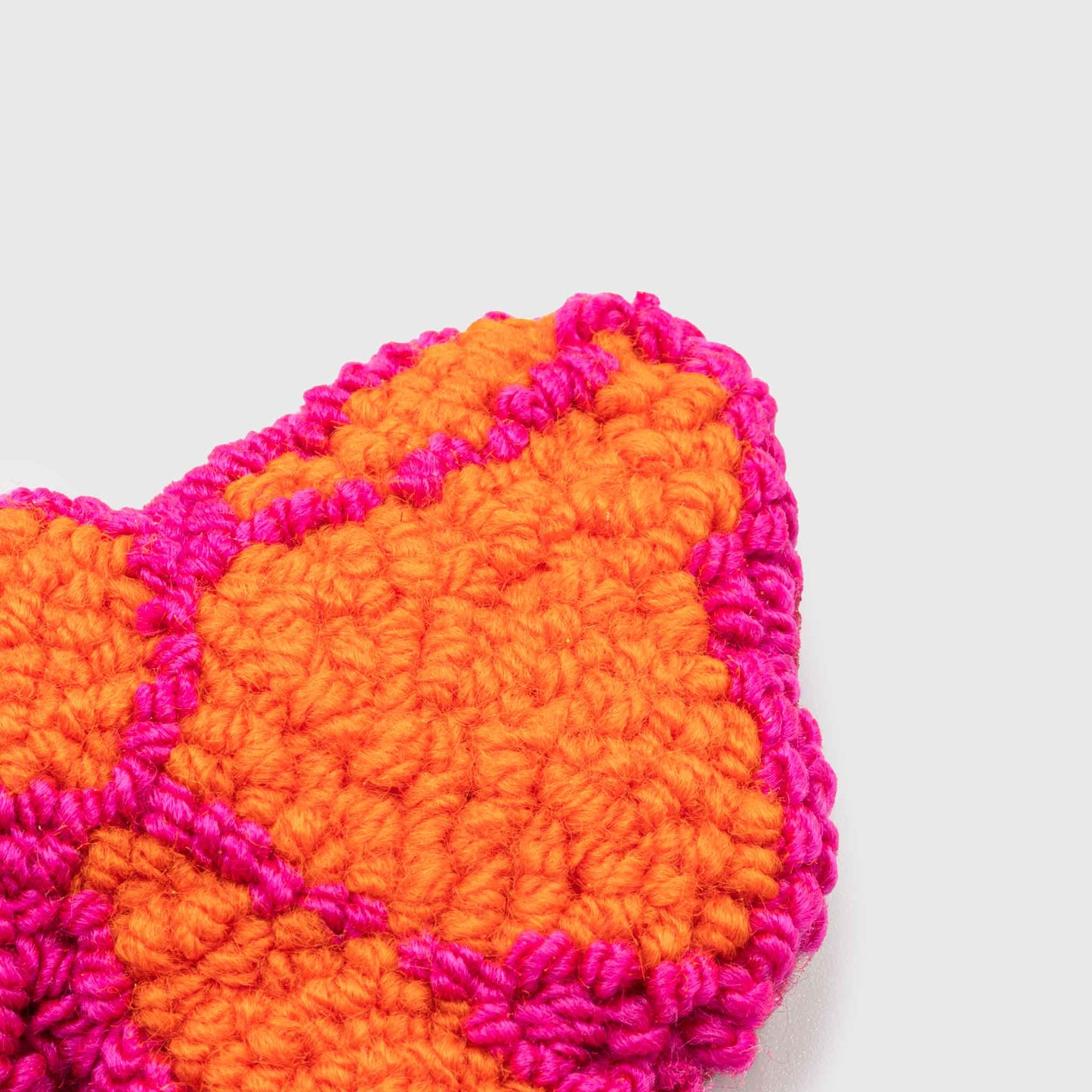 ORANGE BOW hairclip