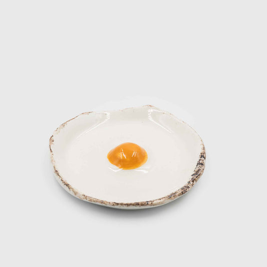 EGG WHITE WITH BURN plate