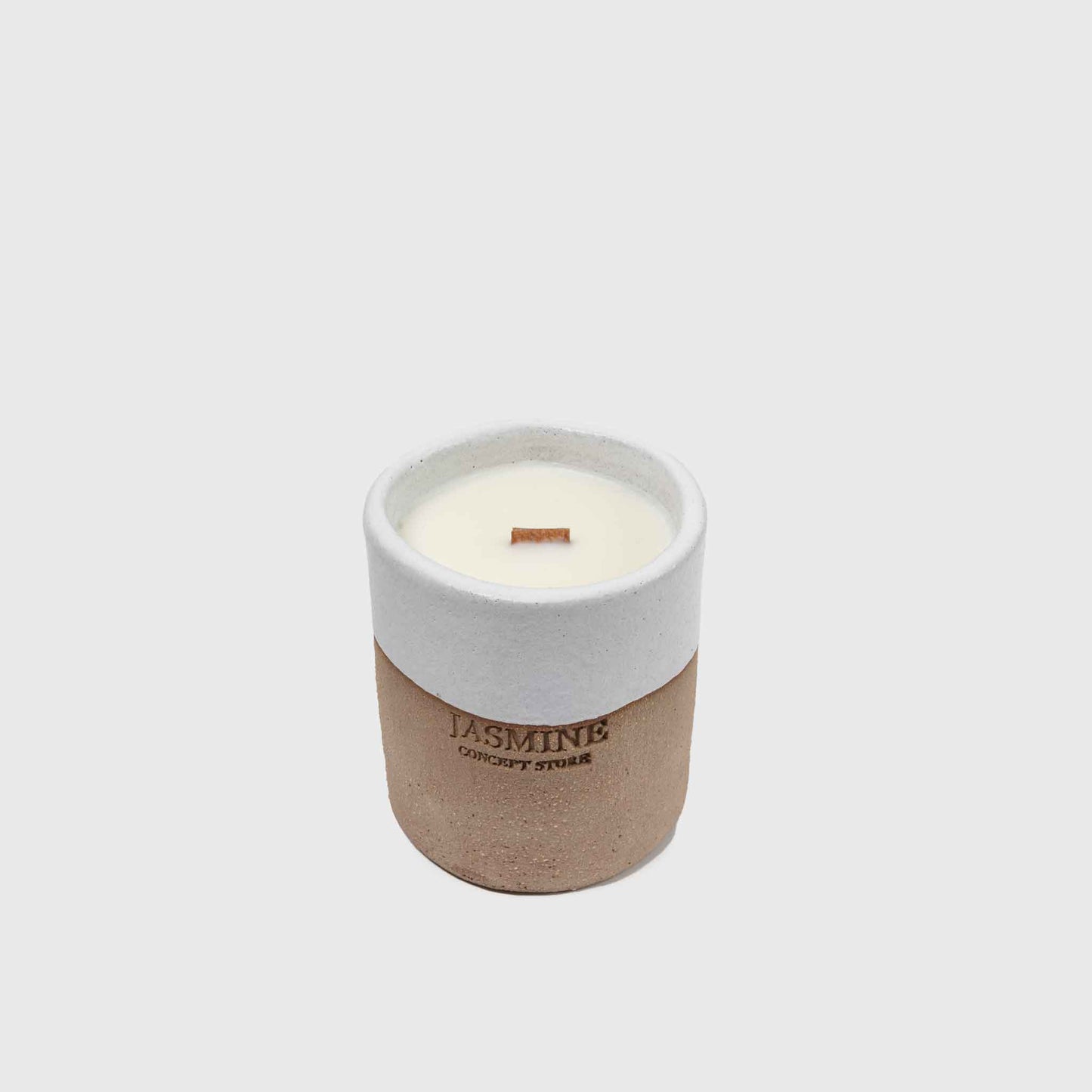BAMBOO MUSK CANDLE ceramic container