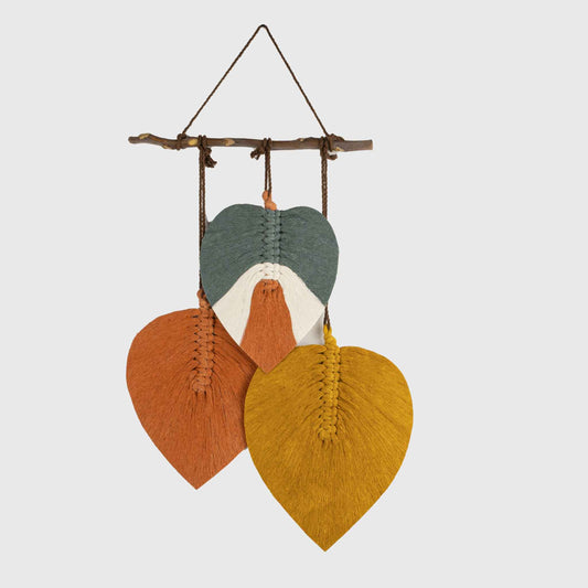 TRIPLE LEAVES macrame