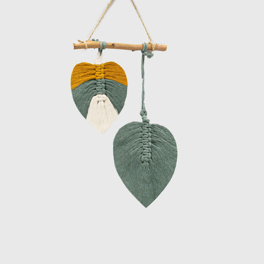 DOUBLE LEAVES macrame
