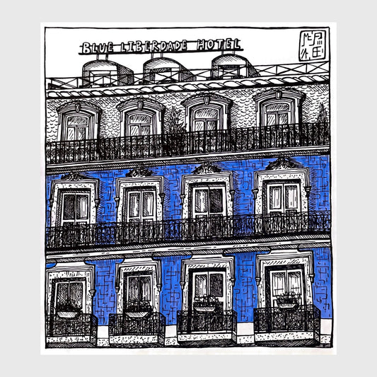 LISBON building poster