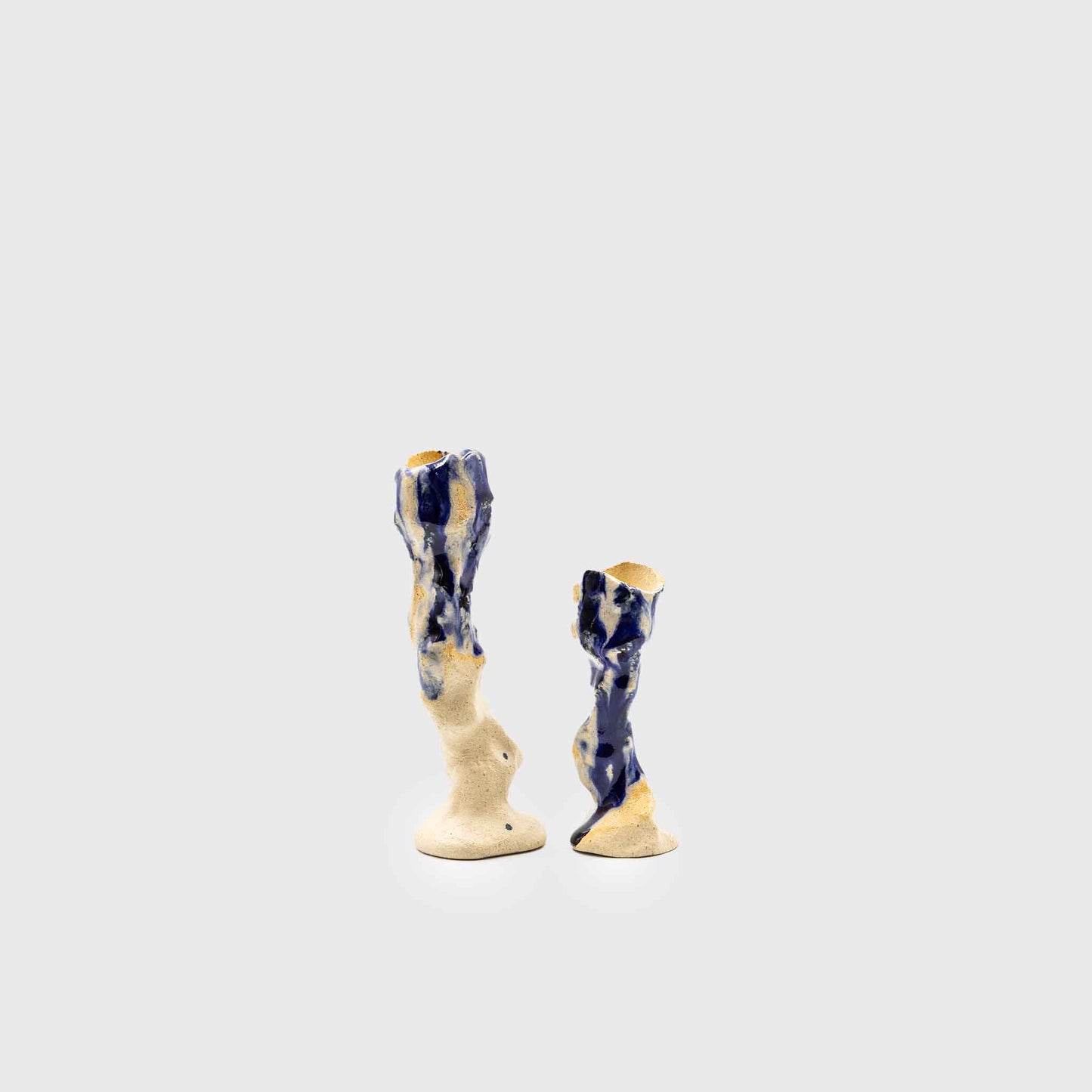 MELTING BLUES candle holder