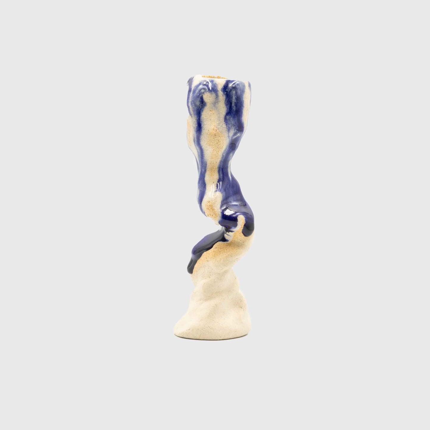 MELTING BLUES candle holder